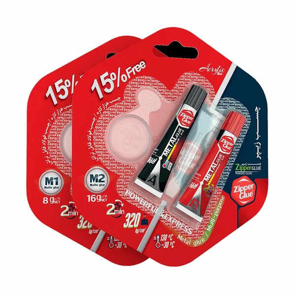 ZİPPER GLUE İKİZ TÜP MAT YAPIŞTIRICI 8GR.